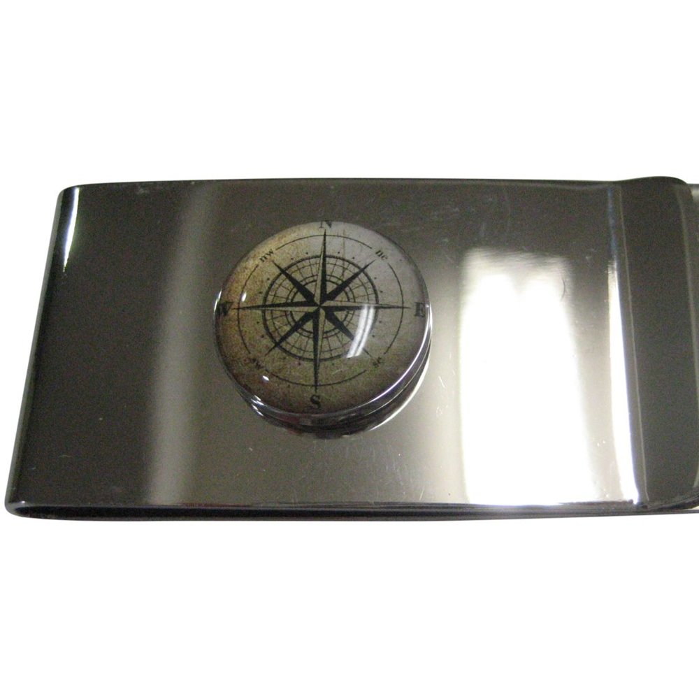 Nautical Compass Navigation Money Clip